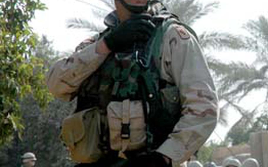 Capt. John Vanlandingham was awarded the Silver Star for rescuing and retrieving the bodies of about a dozen Iraqi soldiers during an ambush on Nov. 14, 2004.