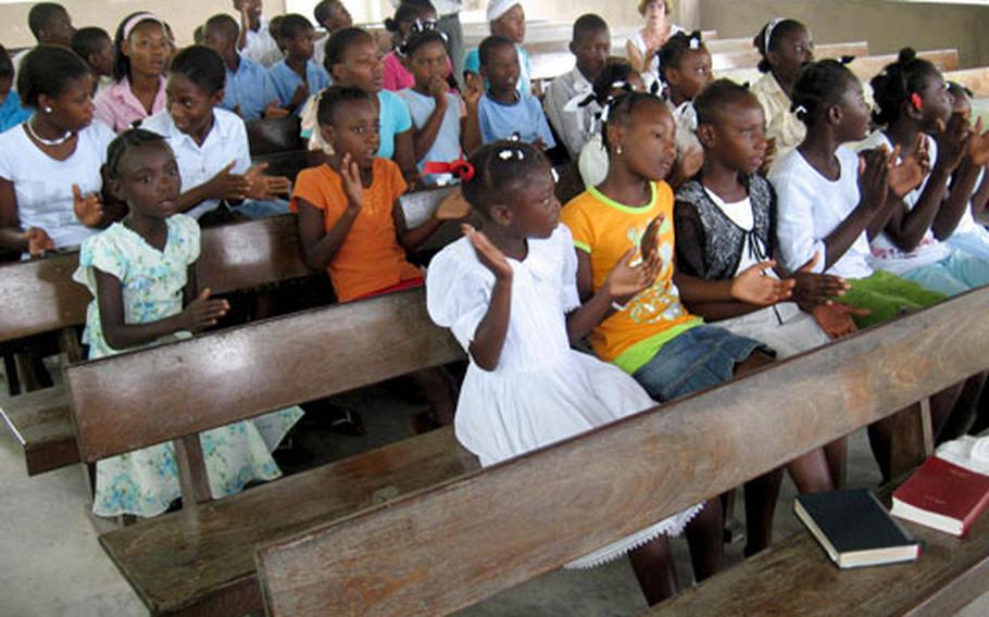 Children in the classroom at Village of Hope.