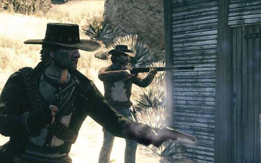 “Call of Juarez: Bound in Blood” tells the tale of Ray, left, and Thomas McCall’s search for treasure in the Old West.