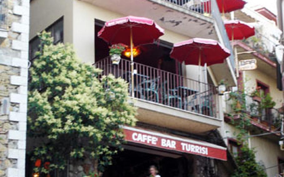 We can’t show all the decor at Bar Turrisi, but not much is left to the imagination. Visit the cafe/bar/restaurant for a laugh and a good plate of Sicilian food in the hilltop town of Castelmola in Sicily. It’s kind of like a “members only” club, but all are welcome.