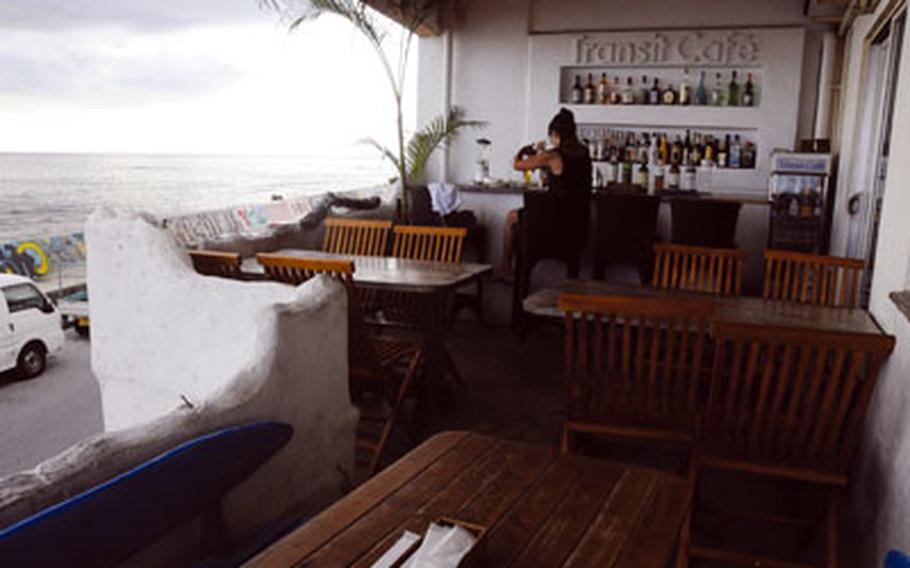 Transit Cafe is just minutes from Kadena’s Gate 1, along the Sunabe Sea Wall.