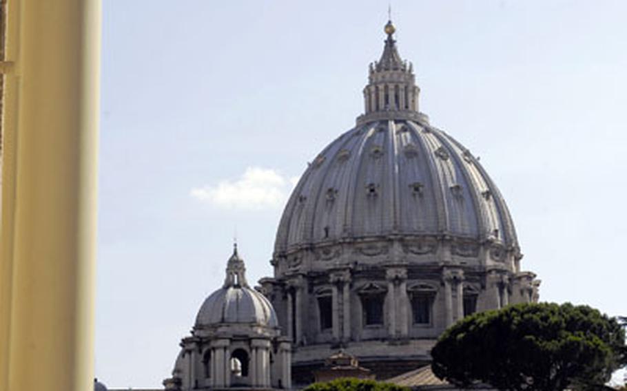 St. Peter’s Basilica is one of the Vatican’s most striking features.