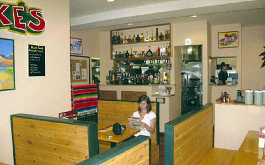 Mike’s Tex-Mex Restaurant, across the street from Yokosuka Naval Base, features authentic Tex-Mex food and fresh-fruit margaritas.