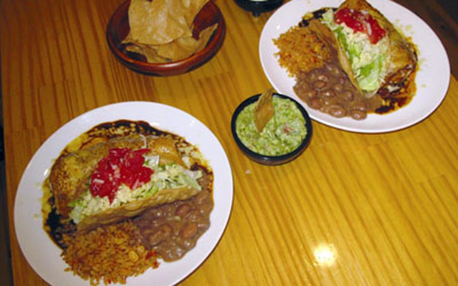 Combo platters at Mike’s Tex-Mex Restaurant include rice and beans along with various tacos, enchiladas and burritos.