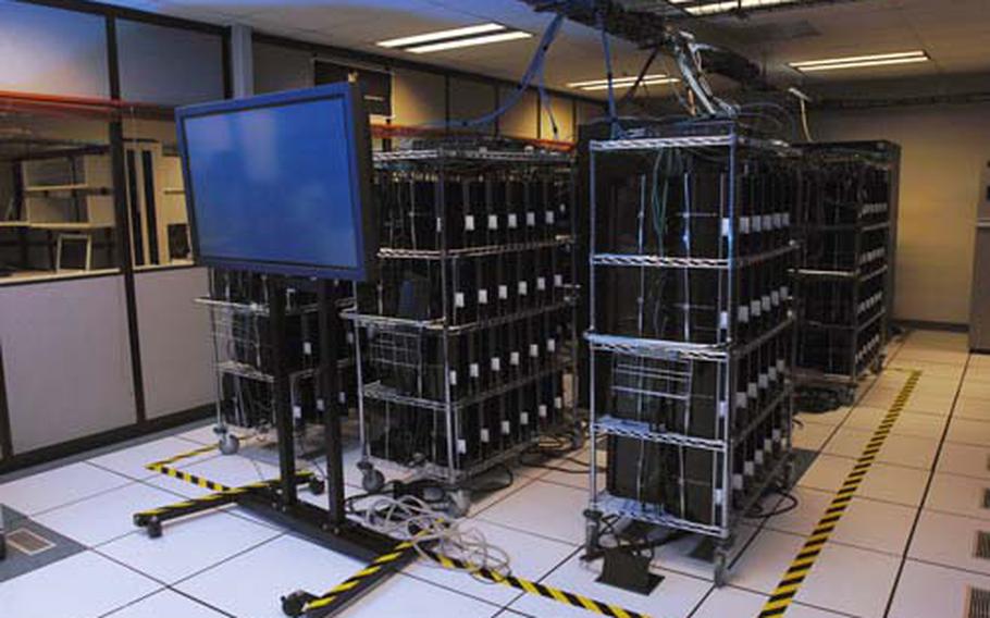 This cluster of 336 PlayStation 3 video game consoles is the beginning of a cluster of more than 2,000 consoles the Air Force is purchasing to create a supercomputer called 500 TeraFLOPS Heterogeneous Cluster, which will be housed at the Air Force Research Laboratory’s Affiliated Resource Center in Rome, N.Y.