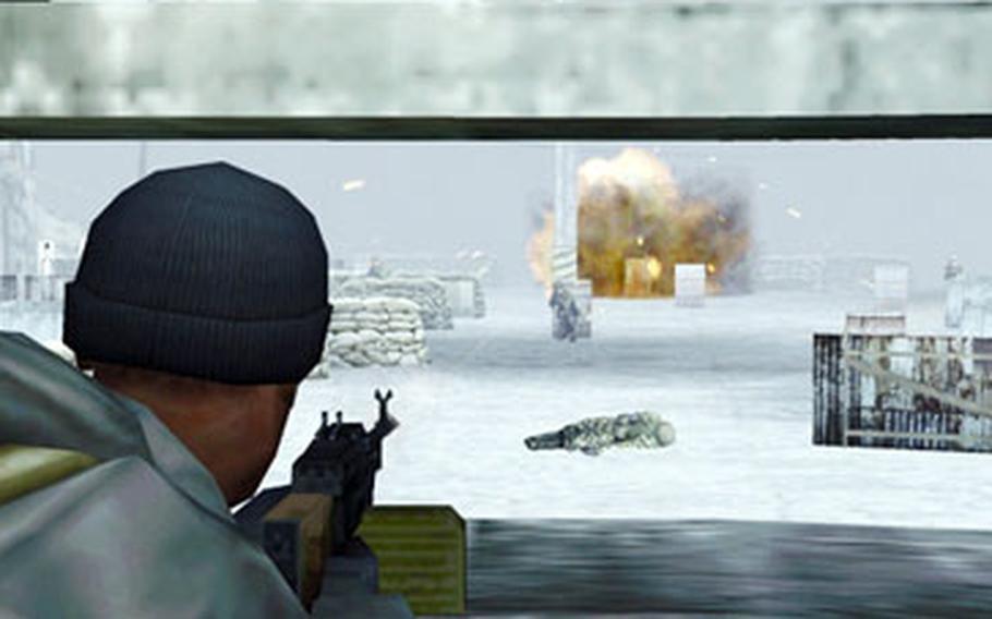 “SOCOM U.S. Navy SEALs Fireteam Bravo 3” brings big action to the little PlayStation Portable.