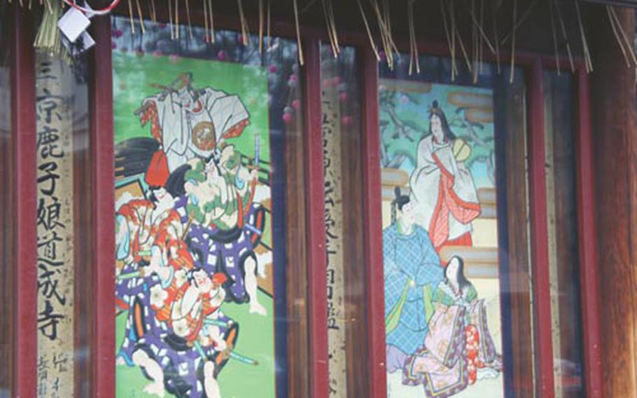 Posters can be found outside the Kabuki-za’s Japan’s famous Kabuki theater in Ginza promoting one of the many plays set to be performed on its stages.