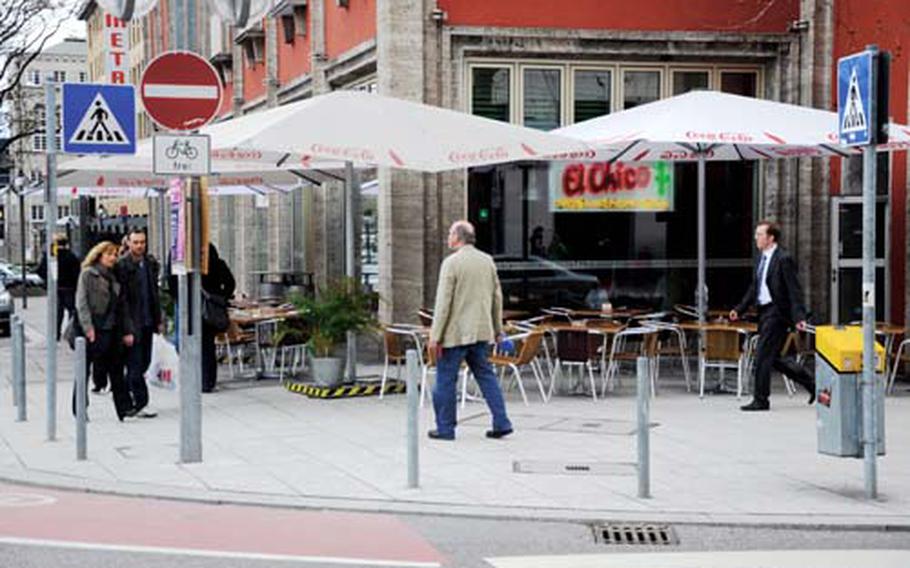 El Chico restaurant on Bolzstrasse in downtown Stuttgart, Germany, offers authentic Mexican cuisine in large portions at very reasonable prices.