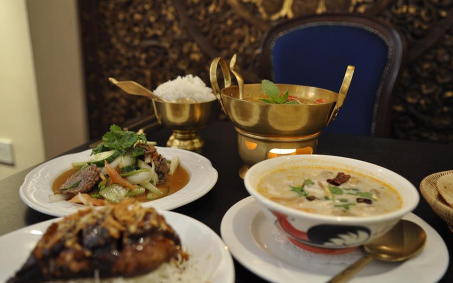 A bevy of freshly prepared, delicately seasoned dishes await customers at Sangdao Thai Restaurant in Newmarket.