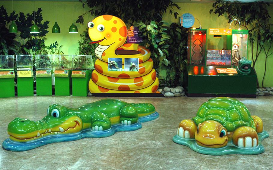 The Kid's Aquarium is a fun play area at the COEX Aquarium in Seoul.