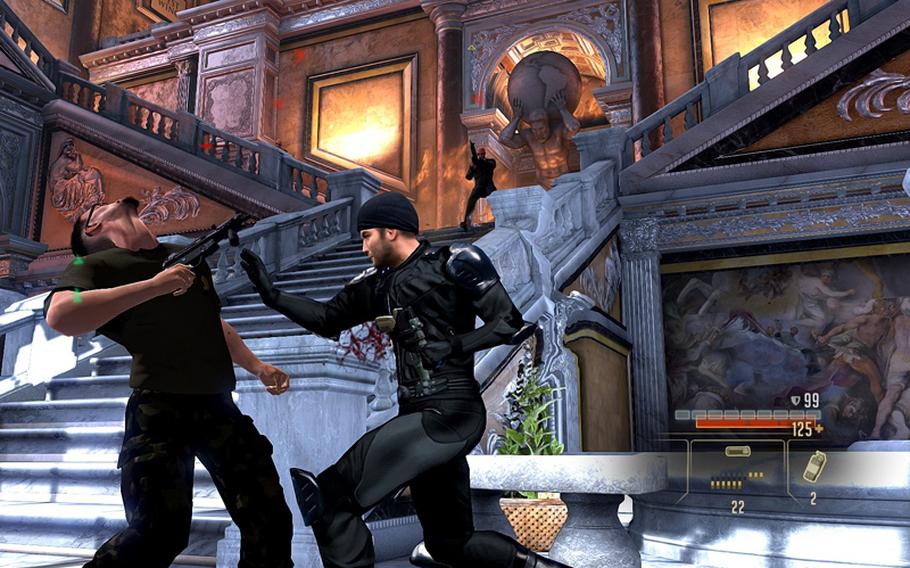 Michael Thorton can take out foes with his fists as well as his firearms in “Alpha Protocol: The Espionage RPG.”