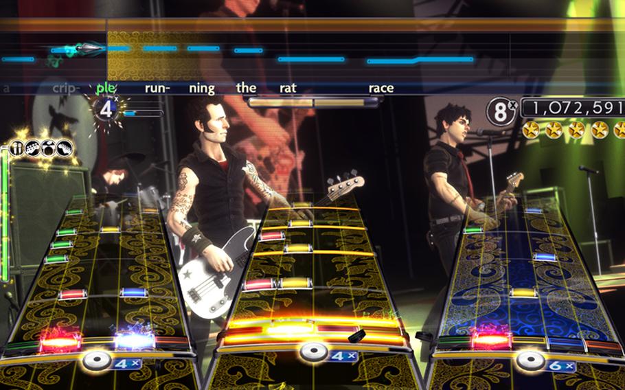 Green Day fans can re-create the punk-pop band’s biggest hits with plastic drums, guitars and mics thanks to “Green Day: Rock Band.”