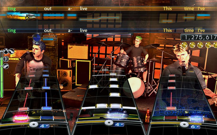 Green Day fans can re-create the punk-pop band’s biggest hits with plastic drums, guitars and mics thanks to “Green Day: Rock Band.”