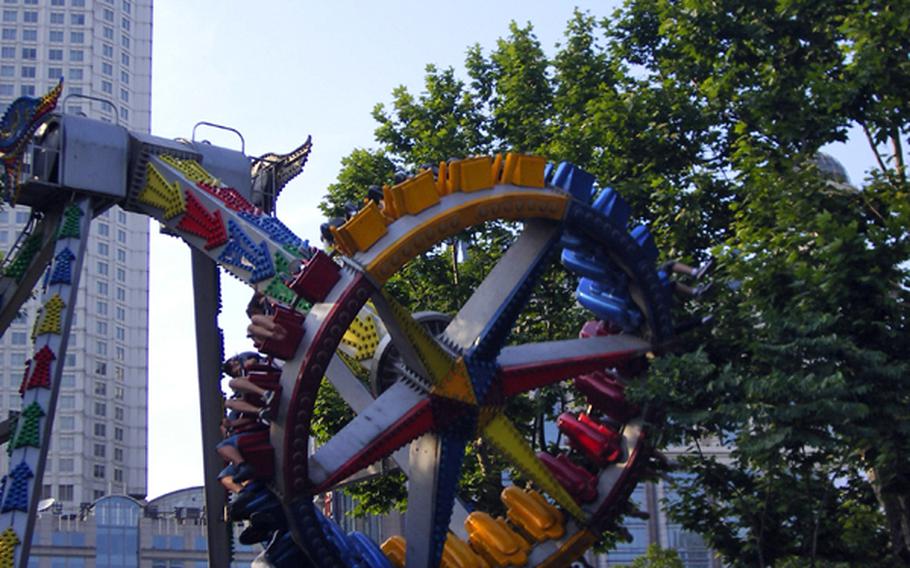 The author found her unexpected moment of Zen on this ride, in a tiny amusement park tucked into People's Square.