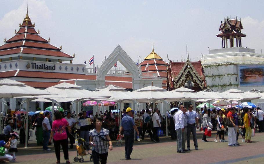 The Thailand pavilion at the Shanghai Expo.