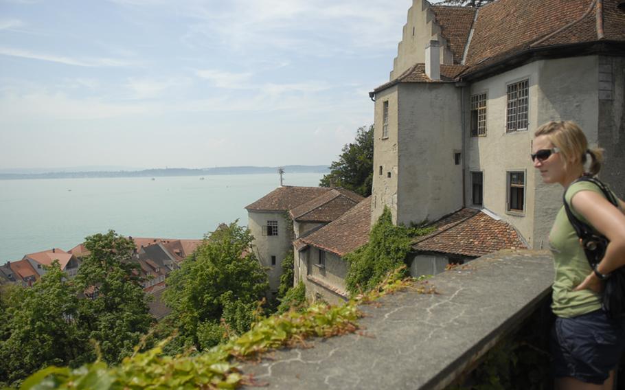 The Old Castle sits above Meersburg, Germany, offering sweeping views of the lake. The fortress, which dates to around the seventh century, is open for tours.