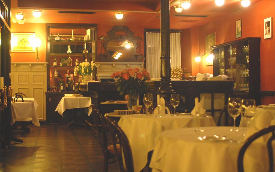 Simplicissimus in Heidelberg's old town offers French cuisine and ambience.