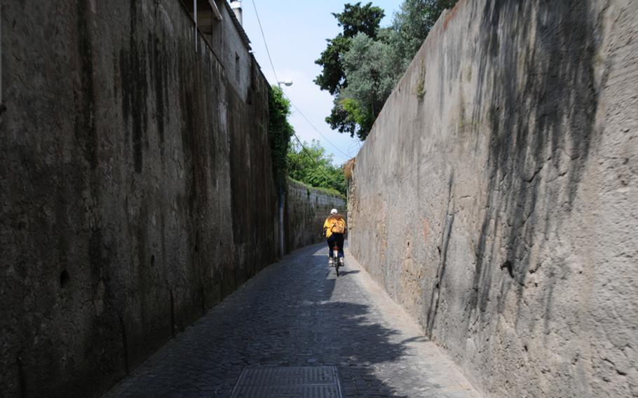 Some of Procida's streets are perilously narrow, which means biking them (when shared with cars and city buses) can be an adventure, to say the least.