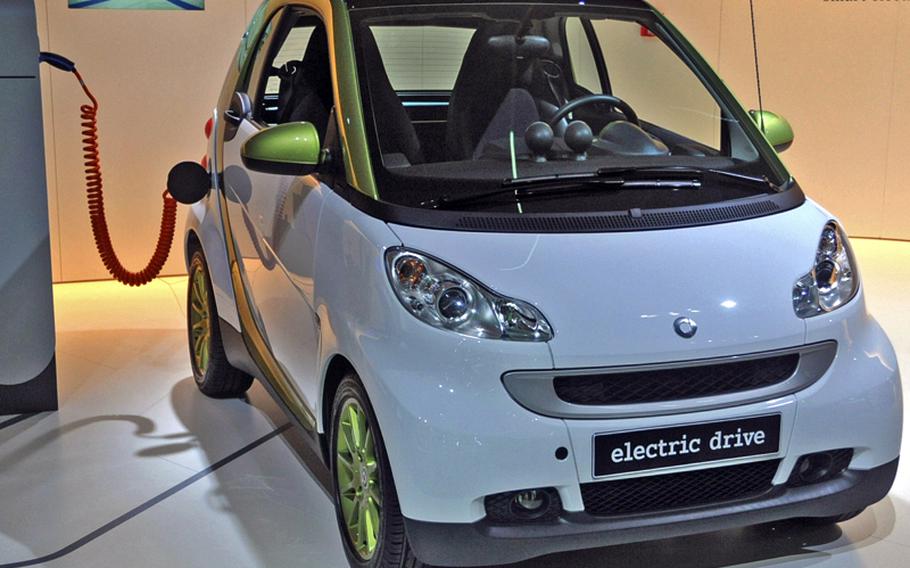 Electric cars are among the stars of Paris Motor Show.