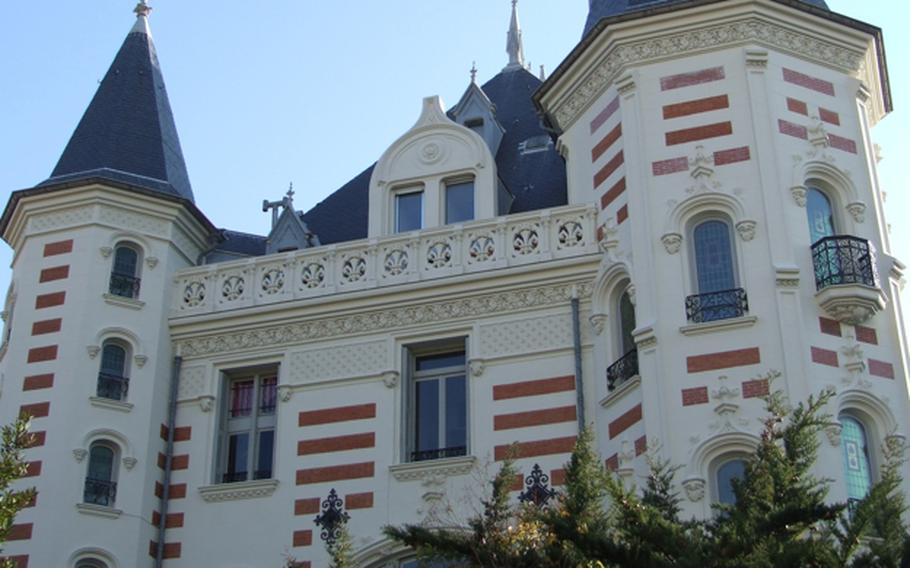 Belle Epoque mansions line the streets in the Cimiez district, which sits on a hill above downtown Nice, France.