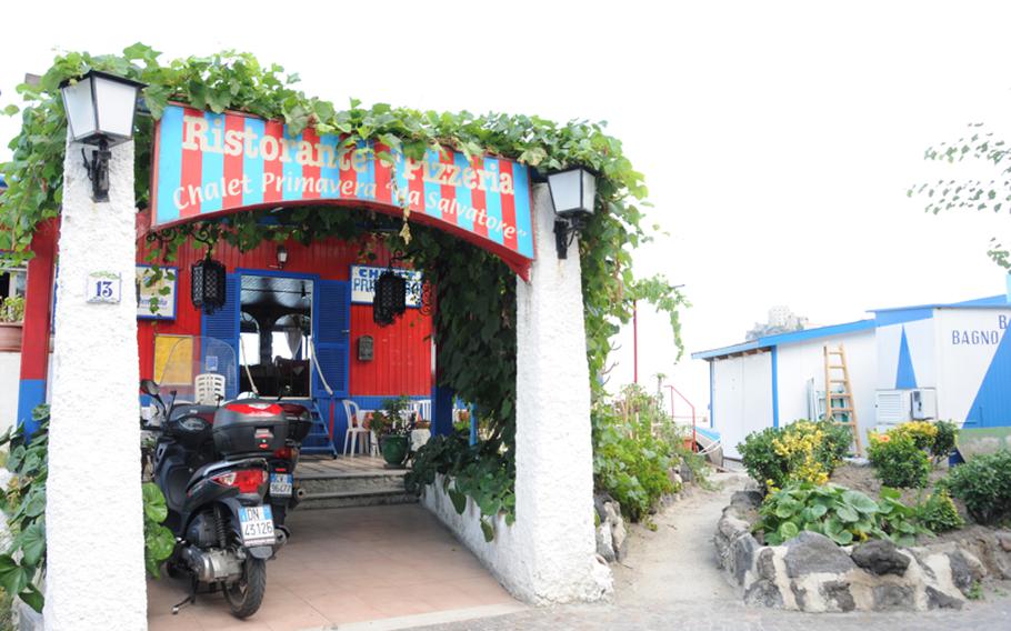 Chalet Primavera on the Italian island of Ischia is a popular place with the beach-going public that serves authentic, tasty, well-prepared and moderately priced Italian food.