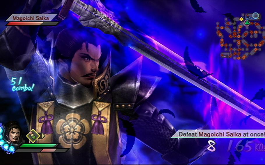 The famous warlord Nobunaga is one of the playable characters in 'Samurai Warriors 3.'