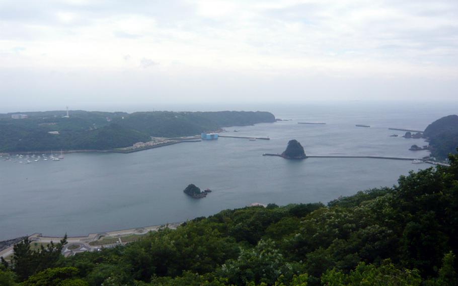 A scenic view of Shimoda from Mt. Nesugata at Fuji Hakone Izu National Park.