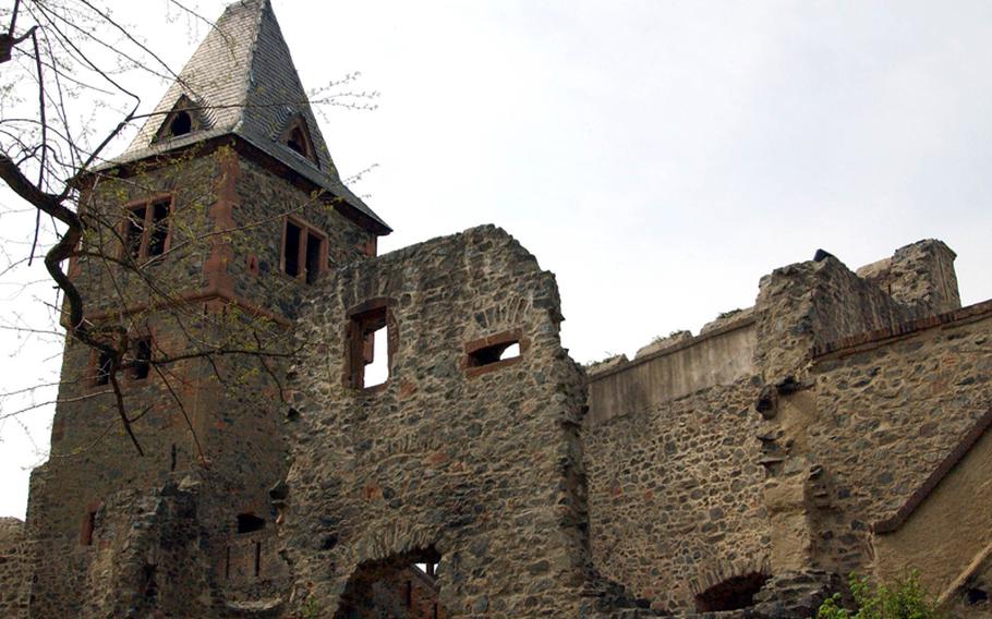 The tower of Frankenstein Castle has been a popular place for American troops to celebrate Halloween for decades.
