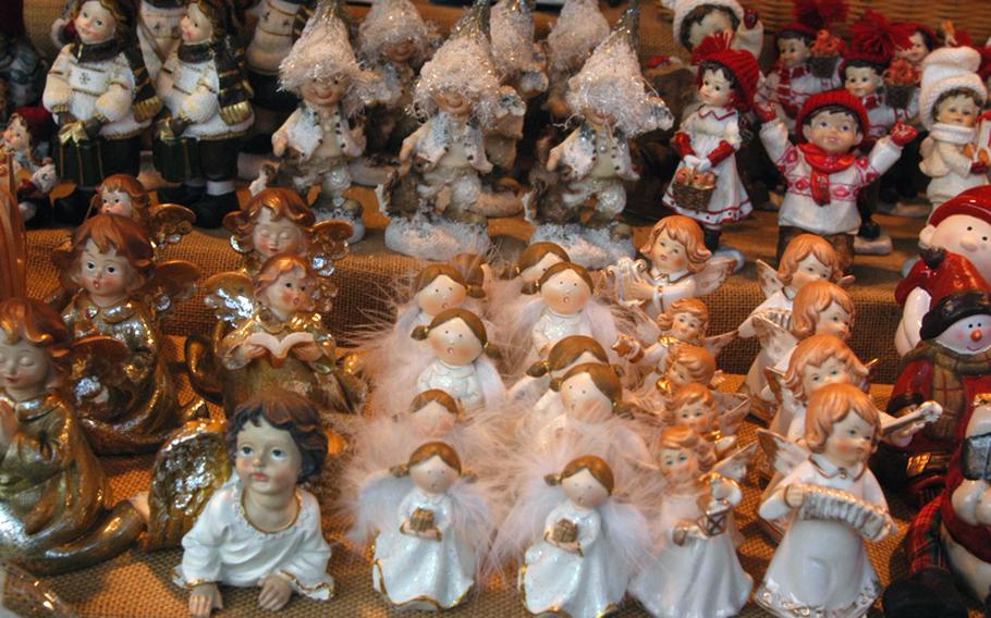 There seems to be an endless supply of some of the items sold at Christmas markets, such as these holiday figurines on sale in Bolzano, Italy, last year. But there are also one-of-a-kind items that shoppers looking for unique gifts tend to snap up.