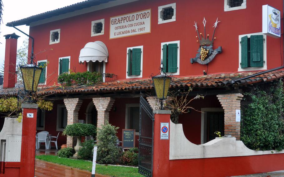 Grappolo D'Oro, located in the village of Colle about 18 miles northeast of Aviano, has been operated by the same family since 1907. Guglielmo Di Pol has been managing the restaurant for decades, following in the footsteps of his father and grandfather.