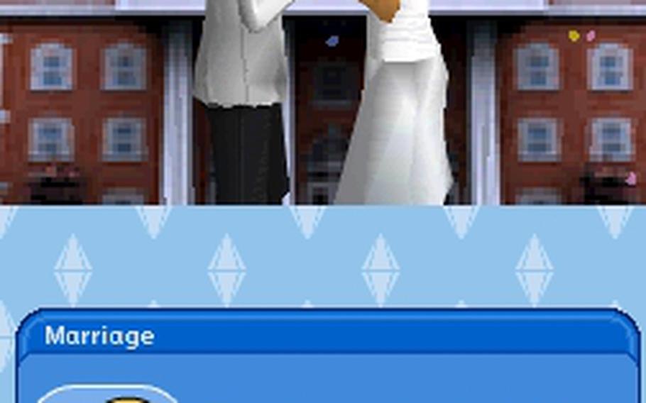 You can make friends, fall in love, get married and create a family in 'The Sims 3' on the Nintendo DS.
