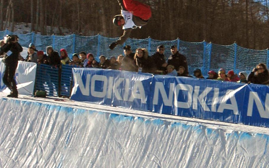 The halfpipe offers a chance for experts to display acrobatic skills and for beginners to learn them. These tubes of snow with banked sides are found in most snow parks.