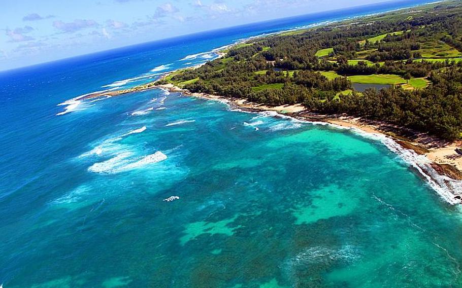 During my recent helicopter tour around the island of Oahu I was able to get an incredible view of the North shore.