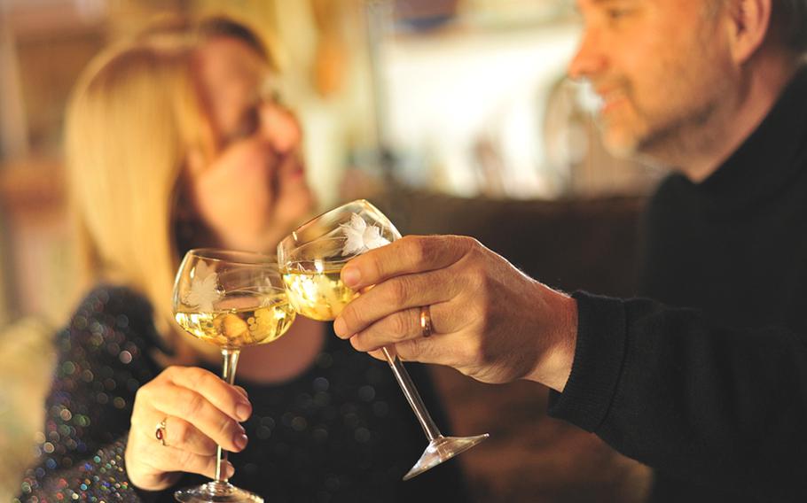 Daniel L'Esperance says his special menu calls for a special wine. He recommends a dry Italian white wine for this meal -- but above all, make it one of her favorites.