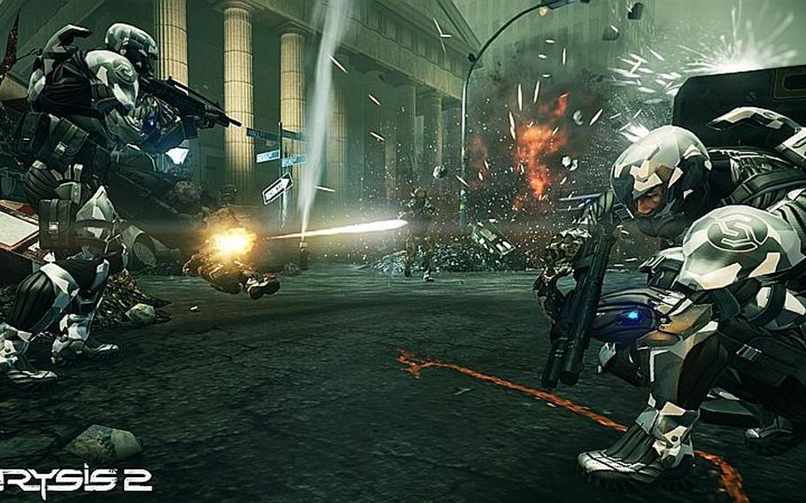 The multiplayer mode of 'Crysis 2' is a lot of fun, but watch out for cloaked foes.
