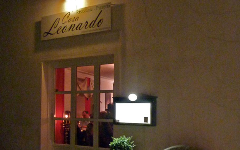 The Casa Leonardo is a cozy Italian restaurant in Geilenkirchen, Germany.

Michael Abrams/Stars and Stripes