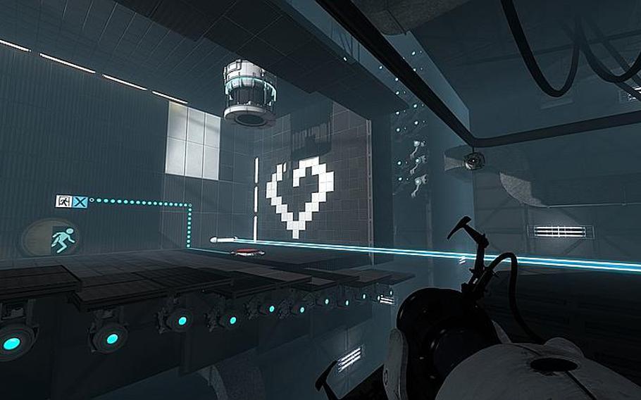 The challenge of 'Portal 2' is to get from here to there creatively. 