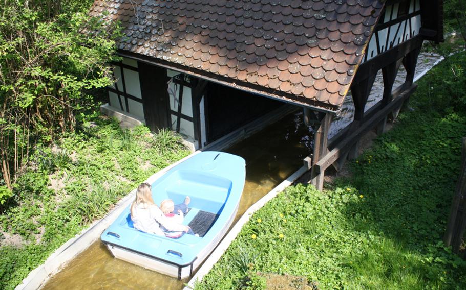 Short boat rides through the park also are offered for children.