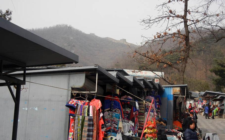 Don’t worry — you’ll have a chance to buy more on the way down. These stalls are full of stuff you don’t need, but where else are you going to get an authentic, made-in-China Great Wall magnet or T-shirt?