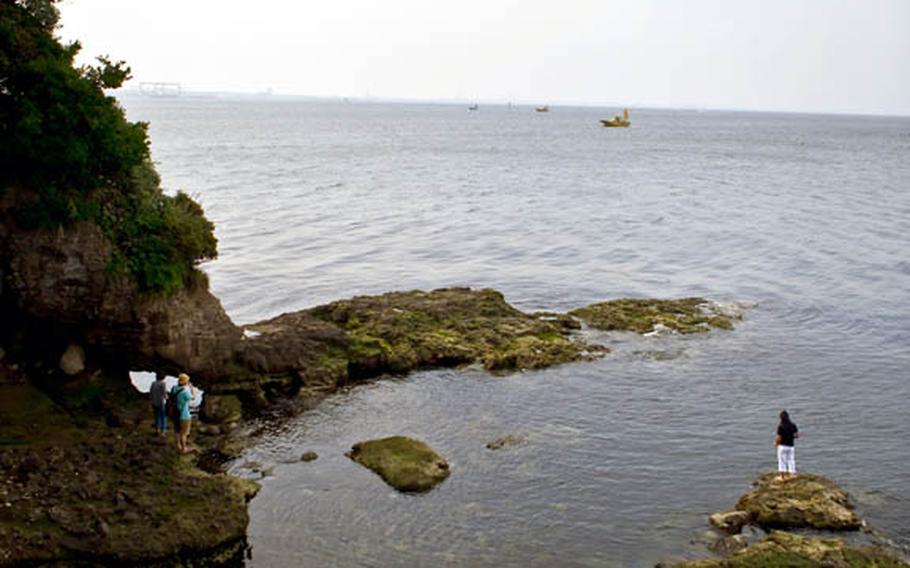 The Nichiren Cave area of Sarushima is named after the Buddhist priest who, legend has it, was guided to the safety of the island by a white monkey.