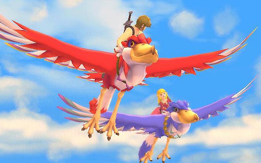 Link takes to the skies in "The Legend of Zelda: Skyward Sword" in what's probably the last AAA Wii title.