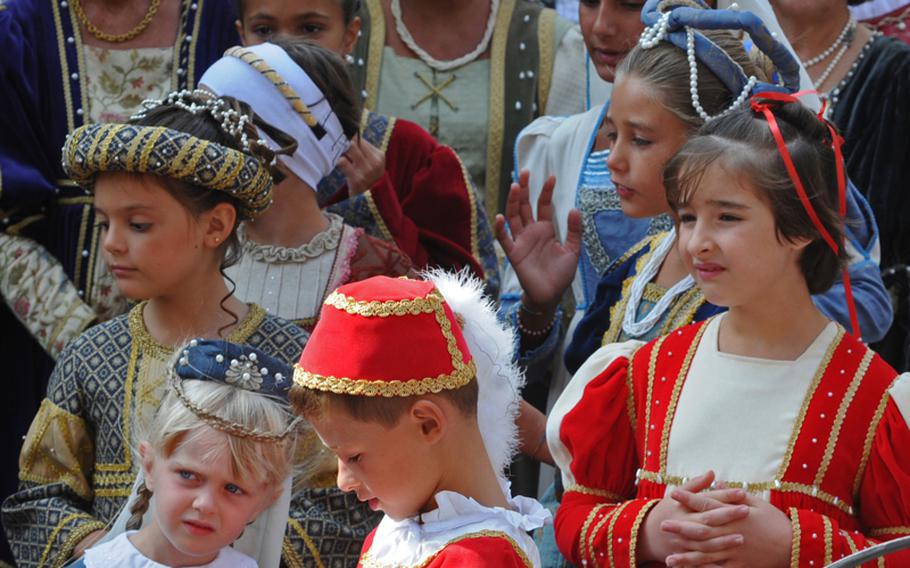 Even the youngsters come out in elaborate costumes during Noli's annual medieval festival. The youngsters have a lot to keep them busy during the event, including a parade and a boat regatta.