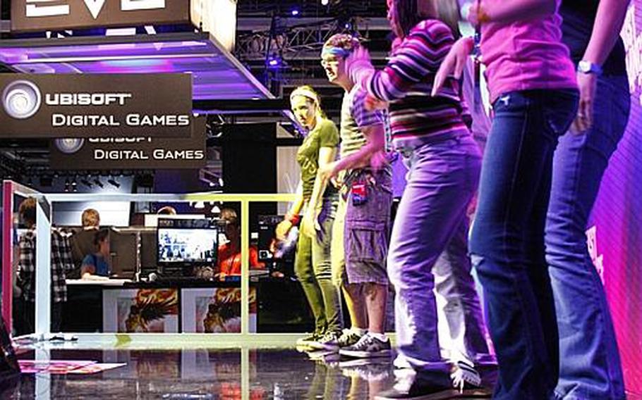 Few PAX attendees were ashamed of their dancing skills, and many volunteered to try out "Just Dance 3" at the Ubisoft booth Aug. 30.