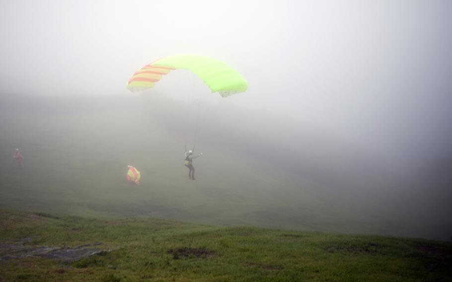 Fog-filled skies were just some of the minor obstacles faced during a recent paragliding trip to Izu this past August.