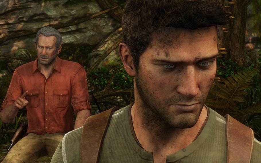 Sully, left, and Nathan are back in action in 'Uncharted 3: Drake's Deception.'
