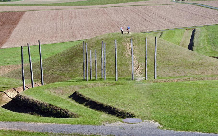 The archaeological park at the Keltenwelten am Glauberg museum in Germany is where the museum&#39;s Celtic statues and other relics were unearthed.