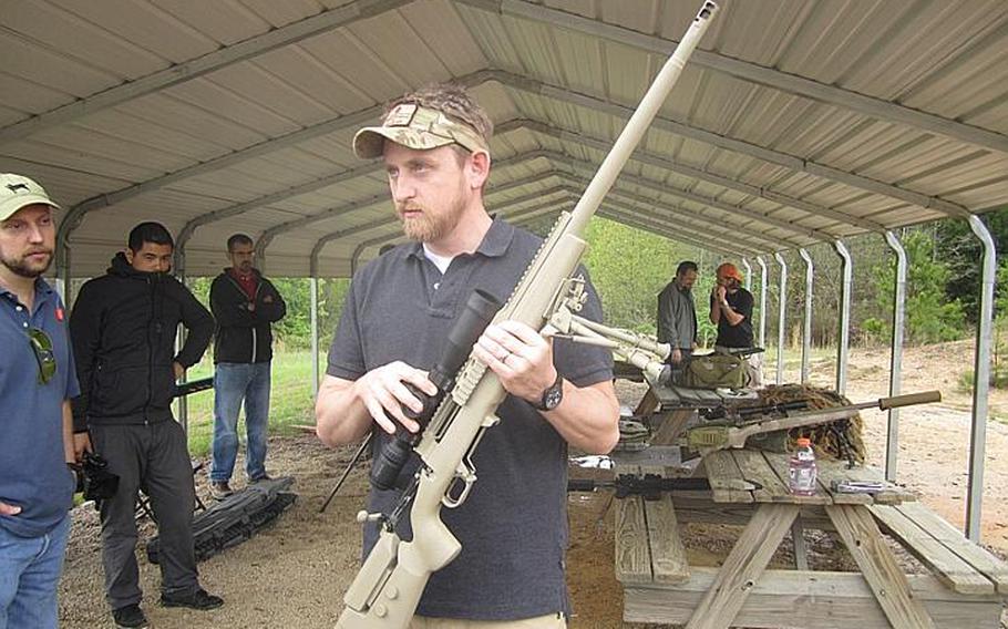 Eric Page describes his days as an infantry scout at a Ubisoft press event in North Carolina last month.