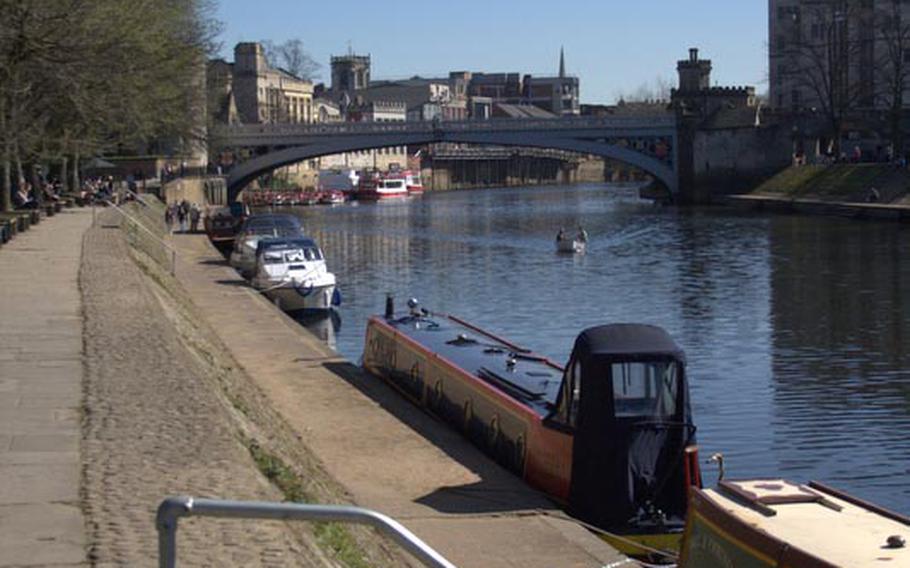 The picturesque River Ouse that cuts through the center of York, England, is the means by which raw materials for the production of chocolate were first transported into the city.