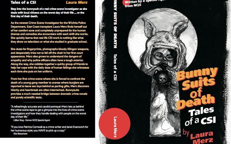 The cover of "Bunny Suits of Death: Tales of a CSI."
