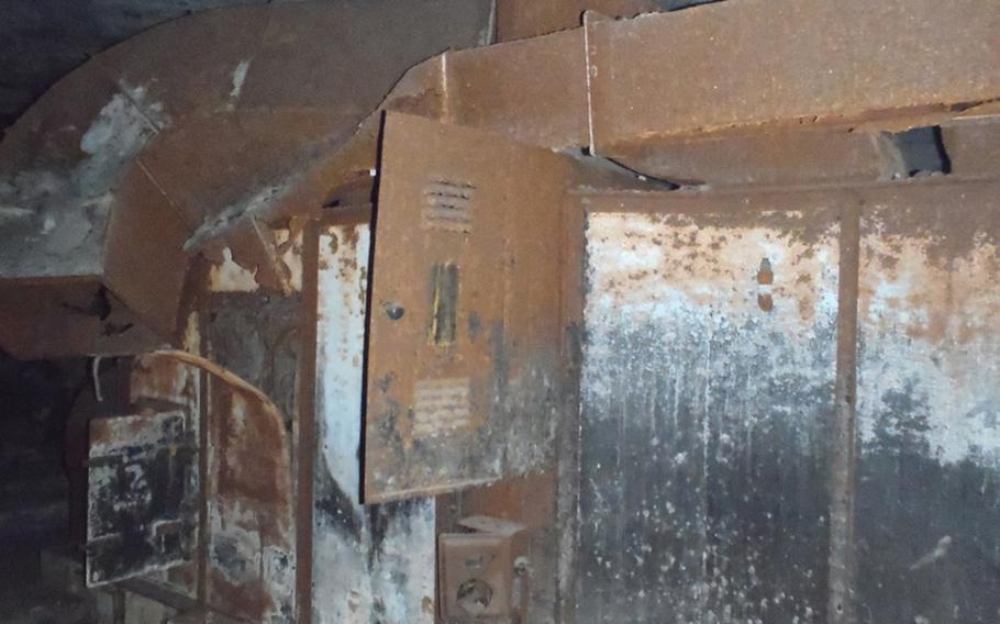 The charred underground bunker complex that hosted a Japanese air defense command center during World War II boasted a technological innovation of the day, an air conditioning unit that pumped cool air to every room in the sprawling complex. 
